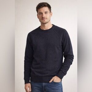 J. Crew Men's Dark Blue Crewneck Sweater (L)